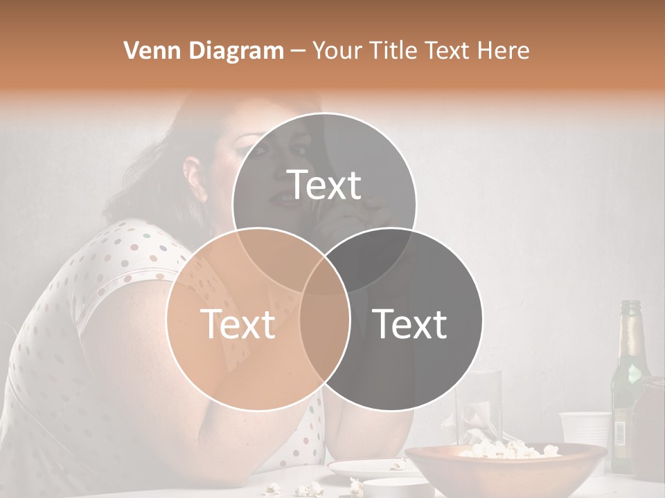 Home Unhappy Portrait PowerPoint Template