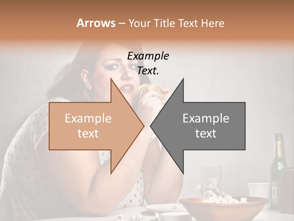 Home Unhappy Portrait PowerPoint Template