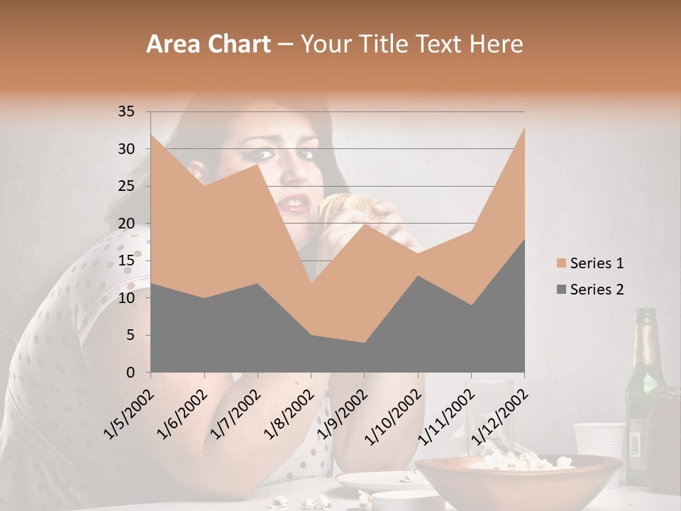 Home Unhappy Portrait PowerPoint Template