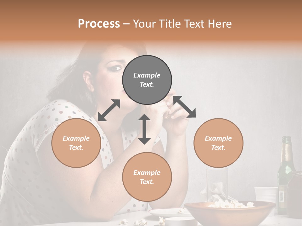 Home Unhappy Portrait PowerPoint Template