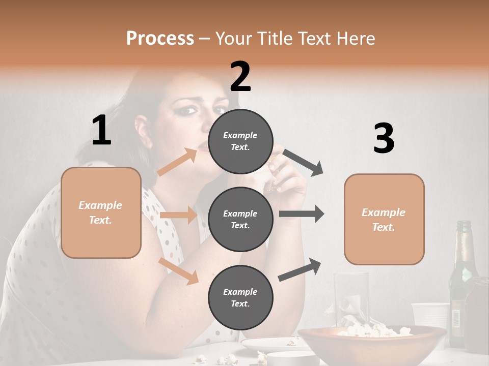 Home Unhappy Portrait PowerPoint Template