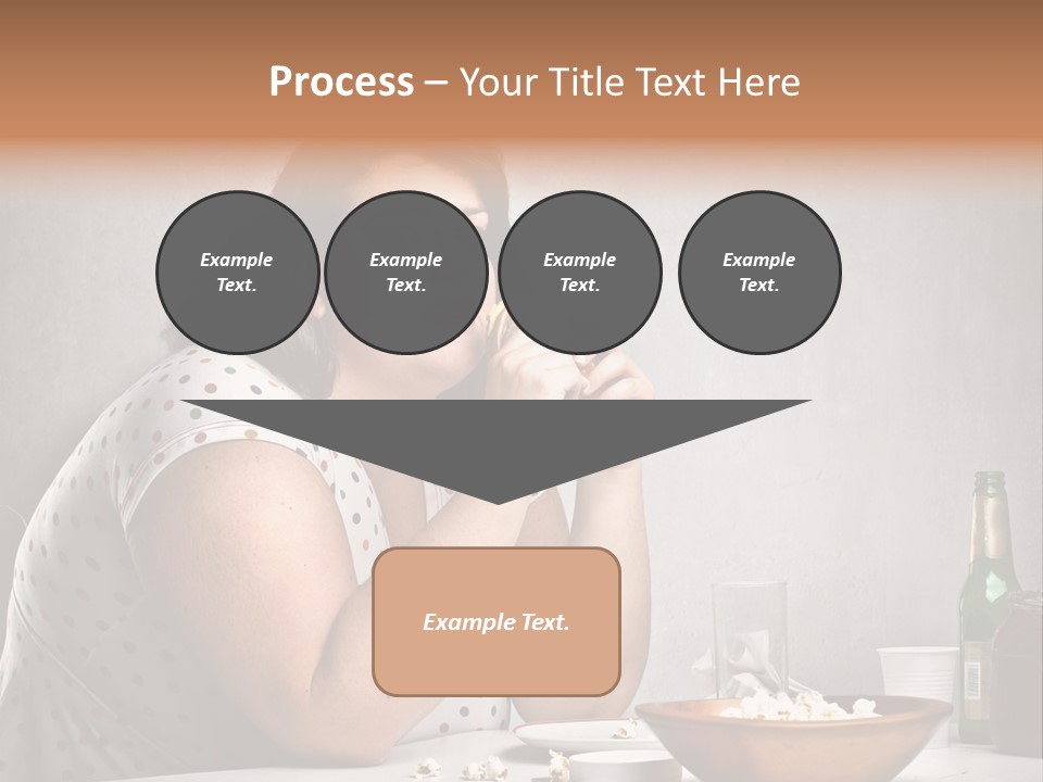 Home Unhappy Portrait PowerPoint Template