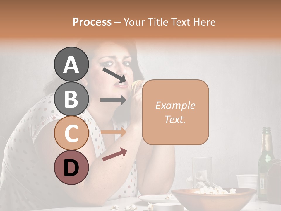 Home Unhappy Portrait PowerPoint Template