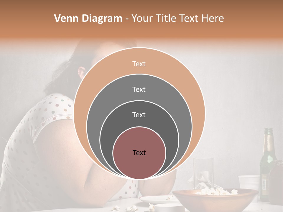 Home Unhappy Portrait PowerPoint Template