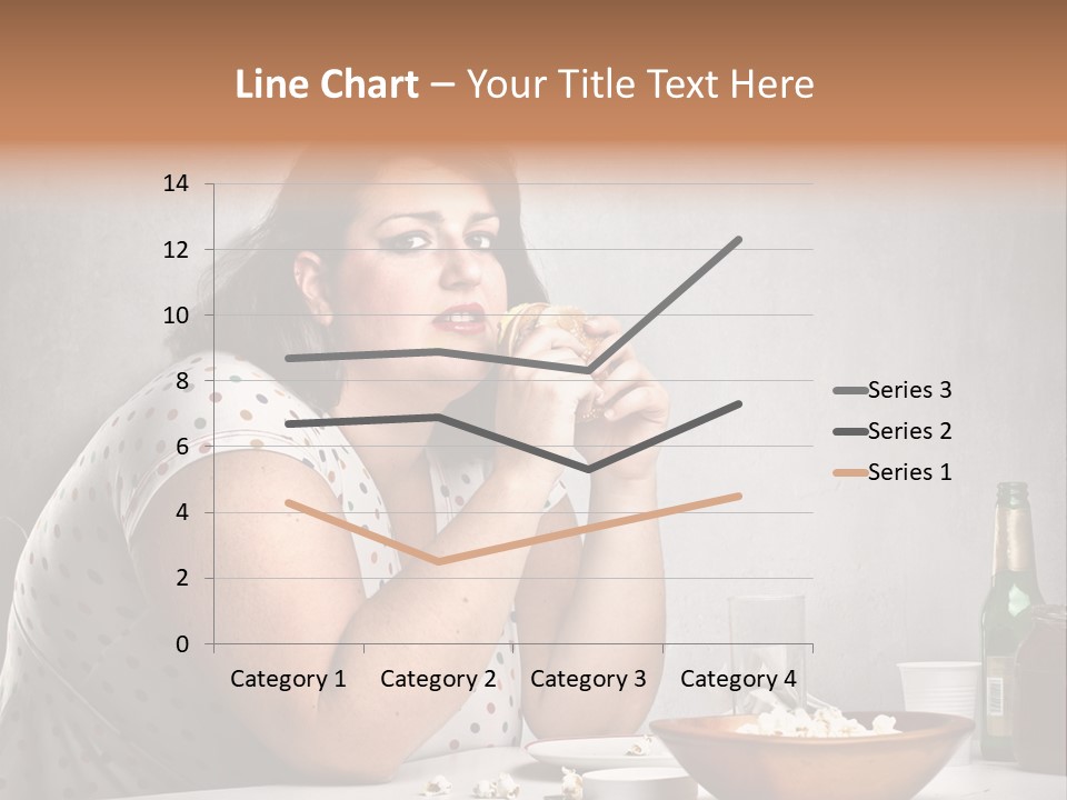 Home Unhappy Portrait PowerPoint Template