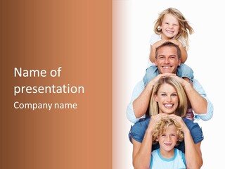 Standing Light Togetherness PowerPoint Template