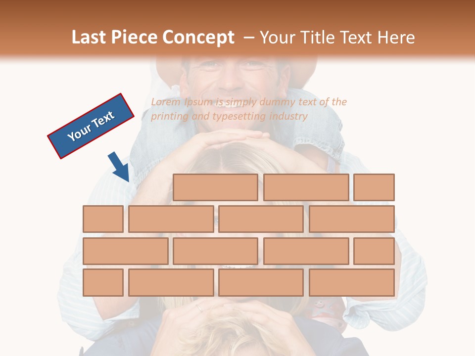 Standing Light Togetherness PowerPoint Template