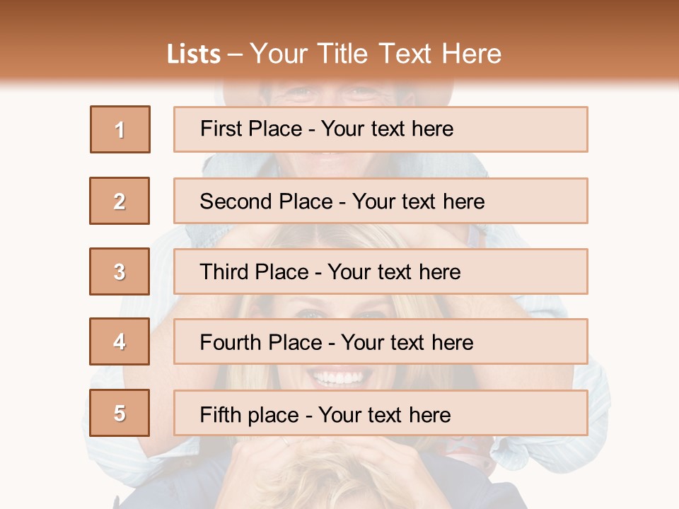 Standing Light Togetherness PowerPoint Template