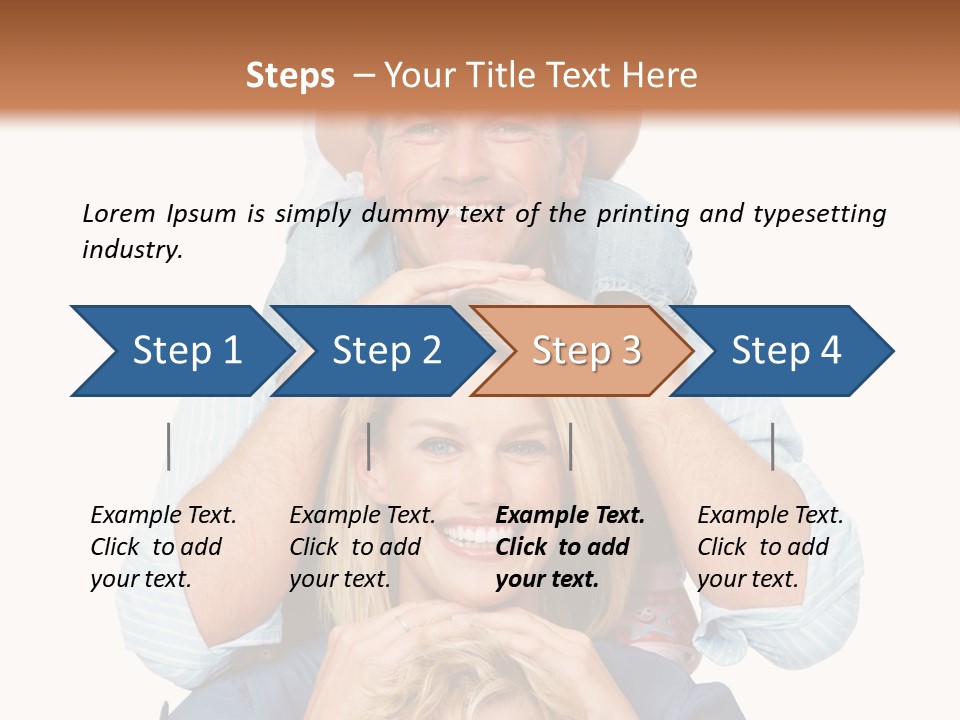 Standing Light Togetherness PowerPoint Template