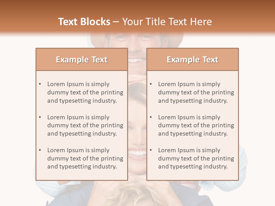 Standing Light Togetherness PowerPoint Template