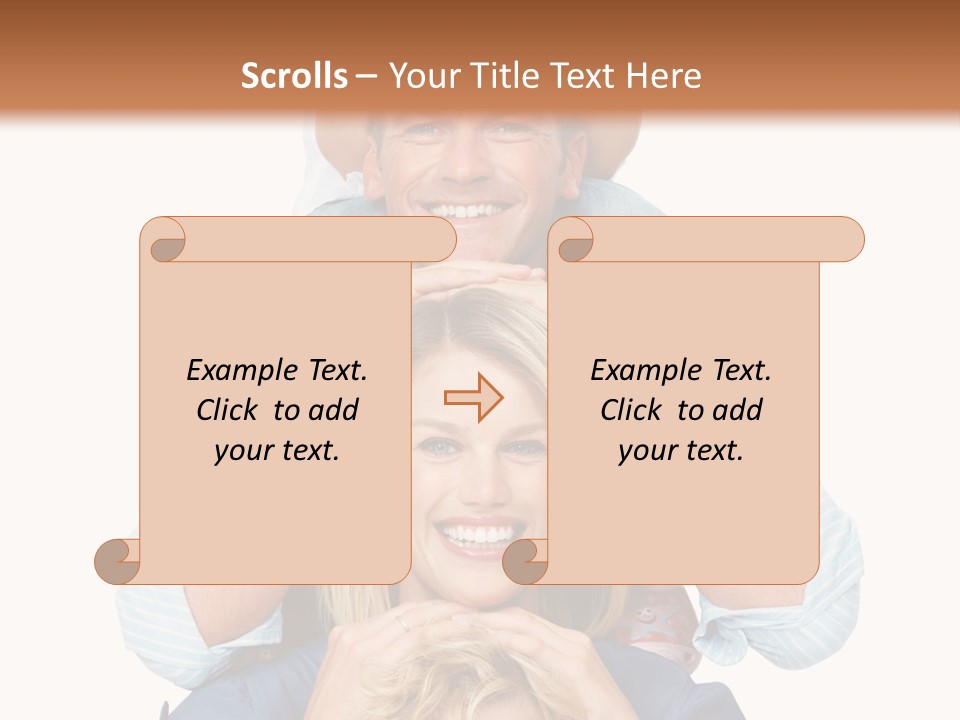 Standing Light Togetherness PowerPoint Template