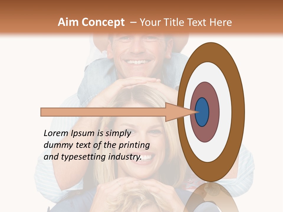 Standing Light Togetherness PowerPoint Template