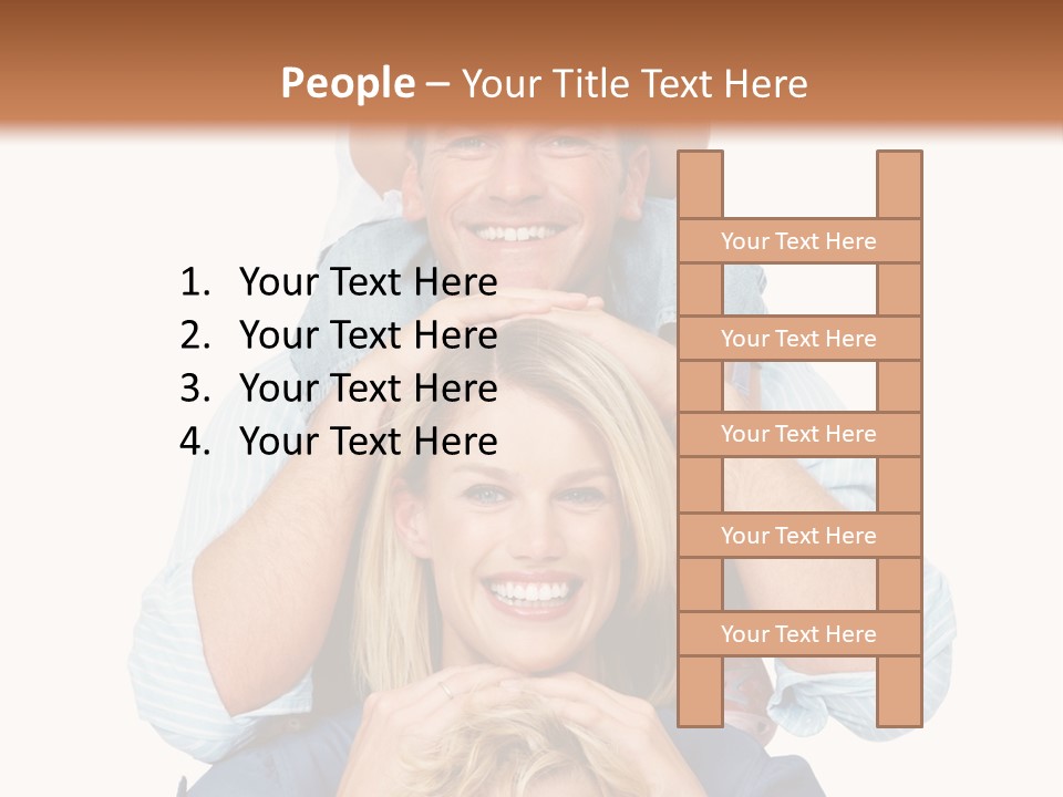 Standing Light Togetherness PowerPoint Template