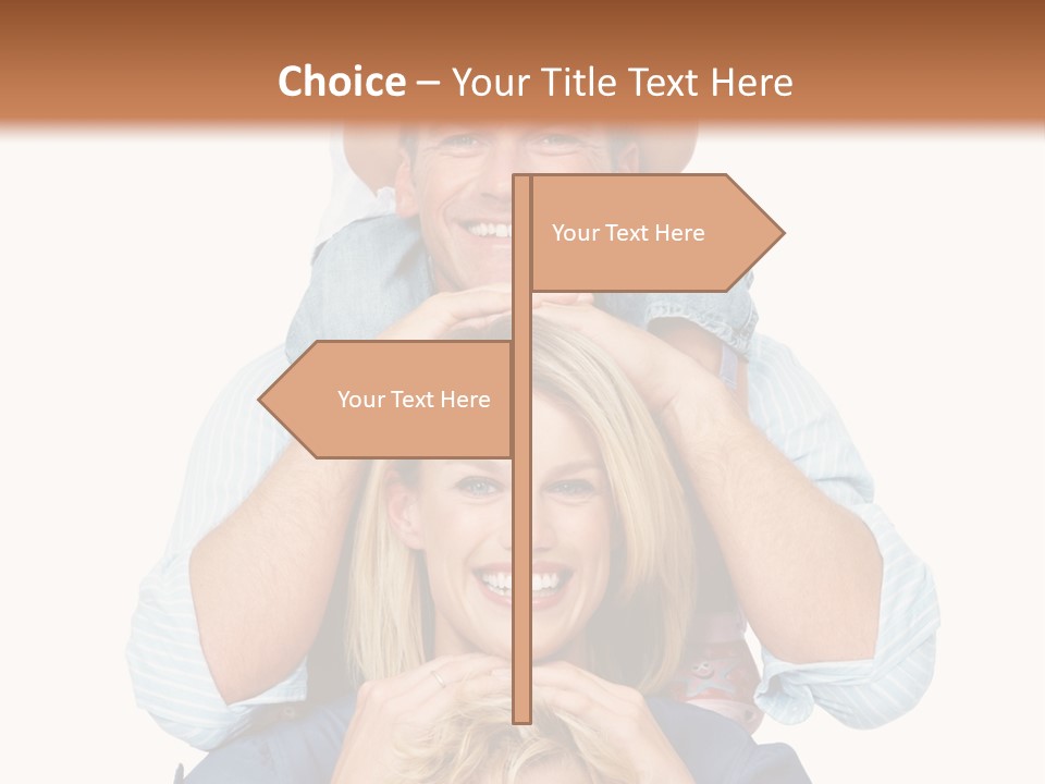 Standing Light Togetherness PowerPoint Template