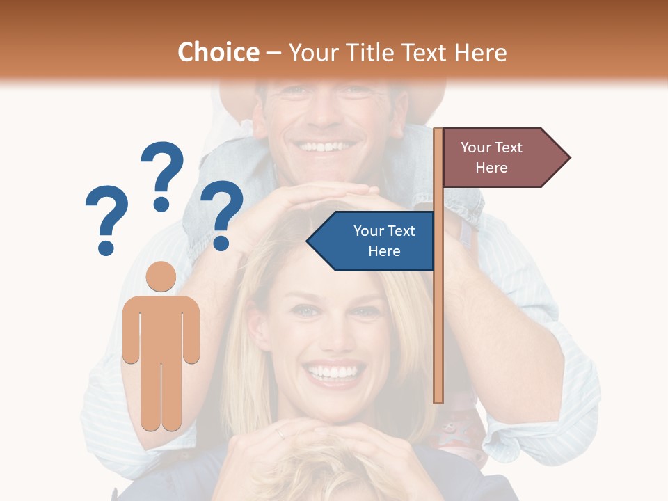 Standing Light Togetherness PowerPoint Template