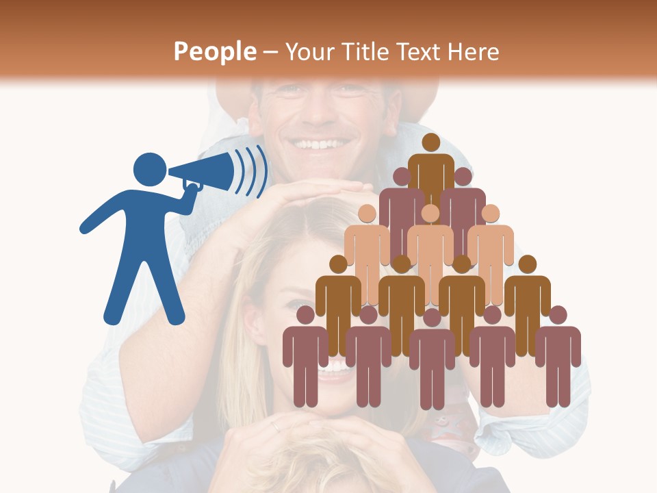 Standing Light Togetherness PowerPoint Template