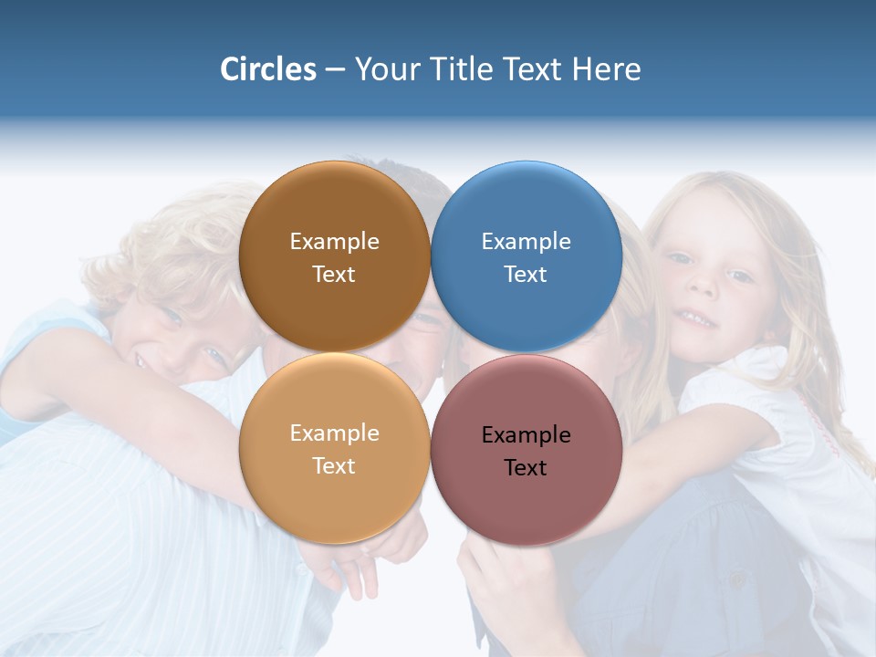 Schulfreunde Baum Grundschule PowerPoint Template