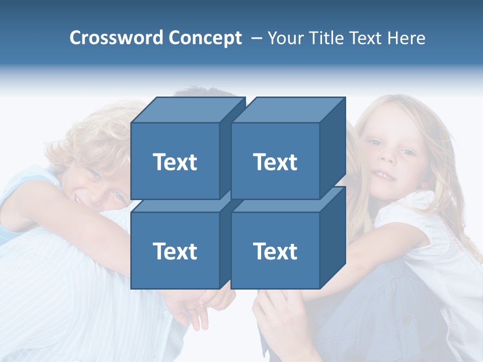 Schulfreunde Baum Grundschule PowerPoint Template