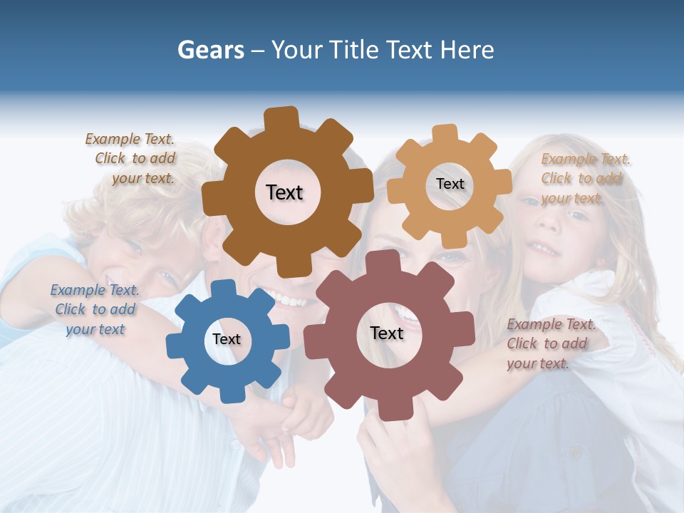 Schulfreunde Baum Grundschule PowerPoint Template