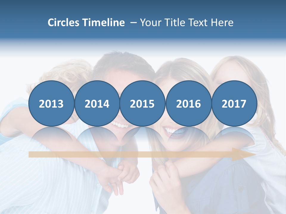 Schulfreunde Baum Grundschule PowerPoint Template