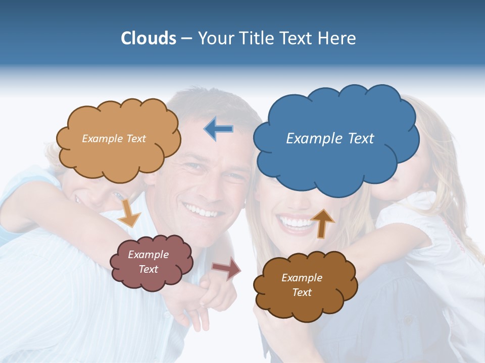 Schulfreunde Baum Grundschule PowerPoint Template