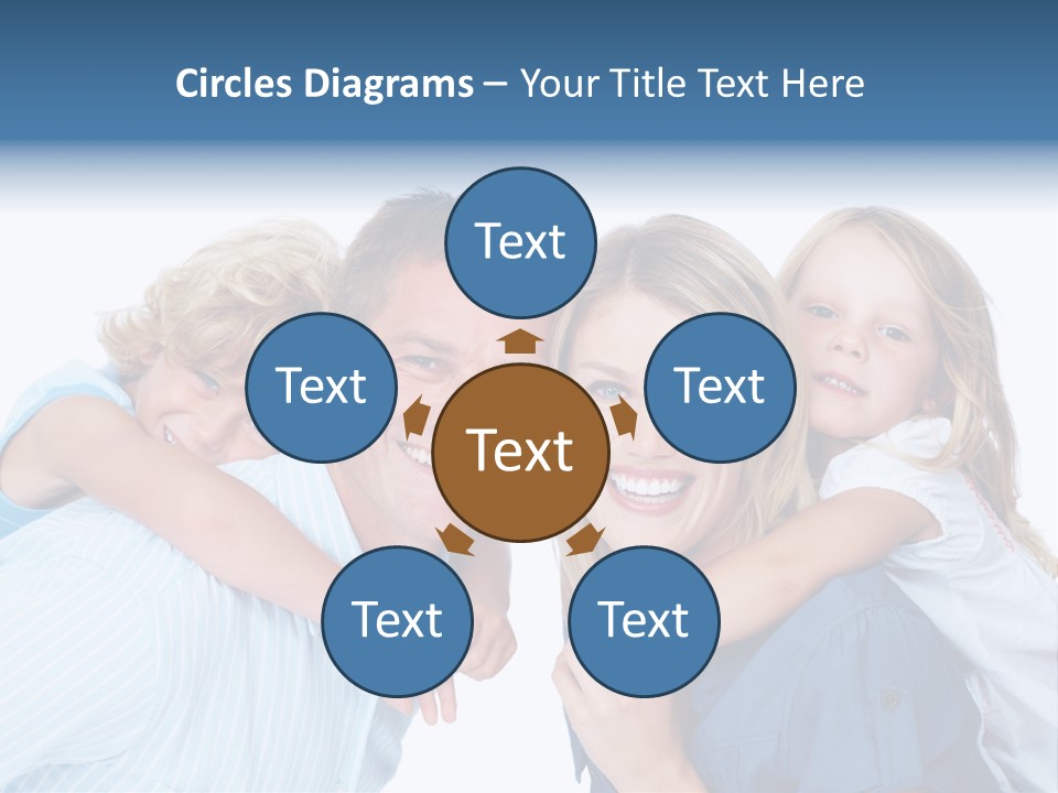 Schulfreunde Baum Grundschule PowerPoint Template