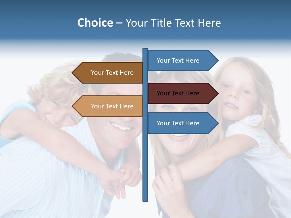 Schulfreunde Baum Grundschule PowerPoint Template