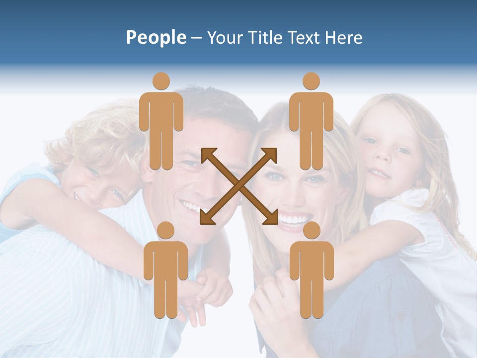 Schulfreunde Baum Grundschule PowerPoint Template