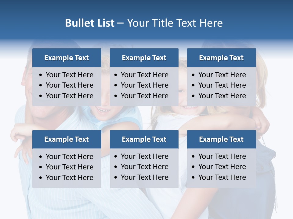 Isolated Mother Standing PowerPoint Template