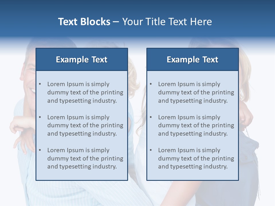 Isolated Mother Standing PowerPoint Template