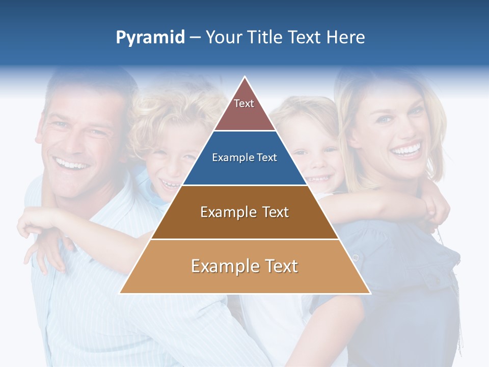 Isolated Mother Standing PowerPoint Template