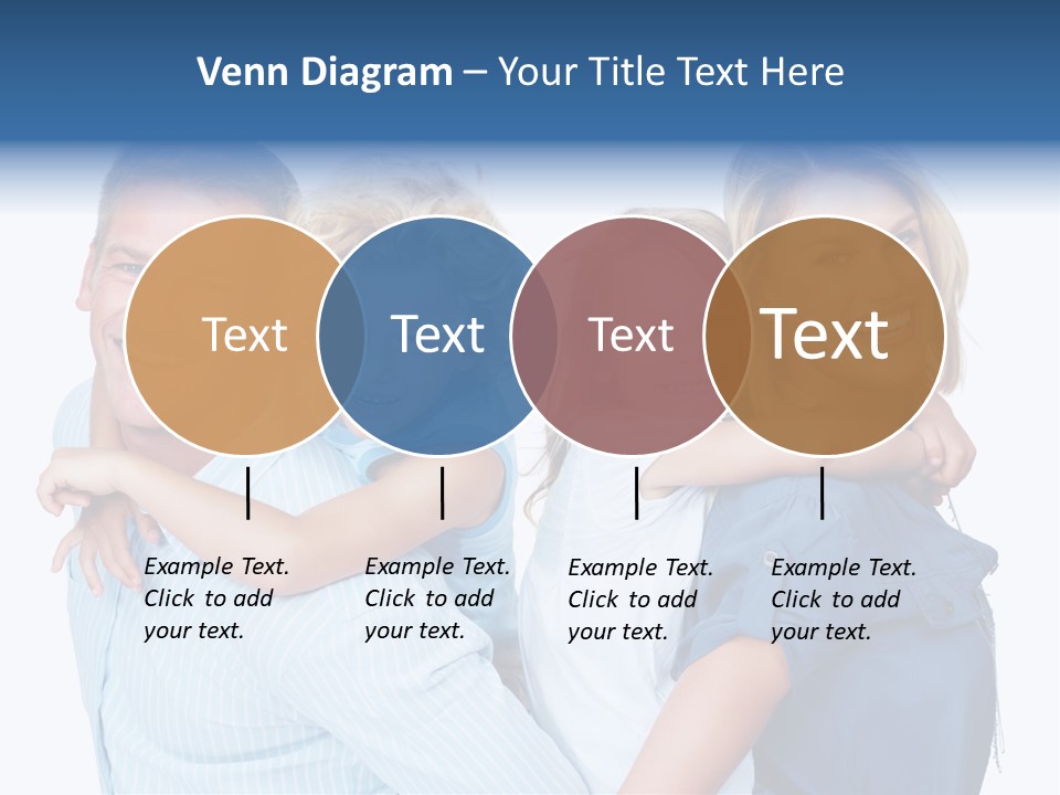 Isolated Mother Standing PowerPoint Template