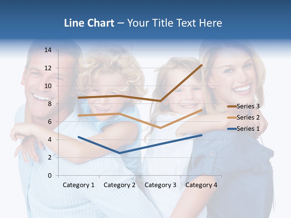 Isolated Mother Standing PowerPoint Template