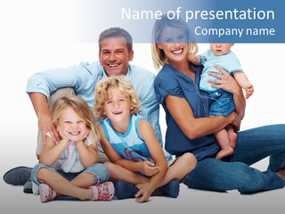 Caring Sister Handsome PowerPoint Template