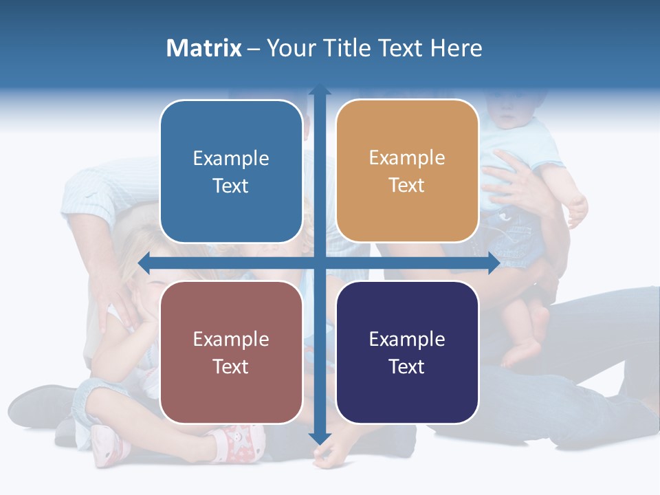 Caring Sister Handsome PowerPoint Template