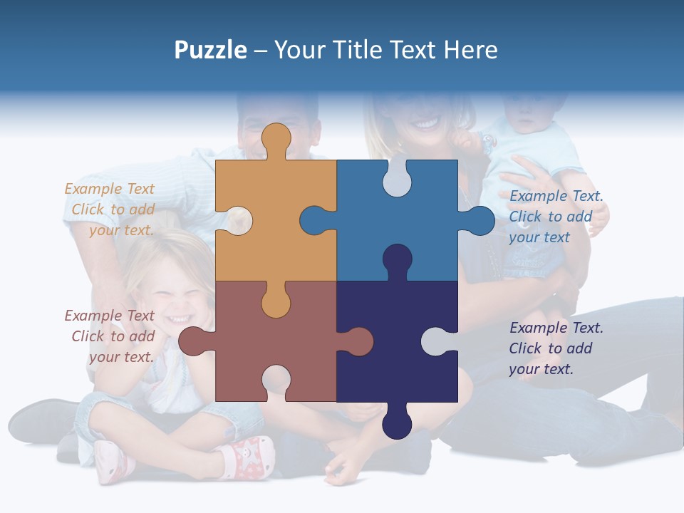 Caring Sister Handsome PowerPoint Template