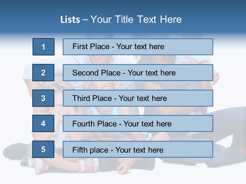 Caring Sister Handsome PowerPoint Template