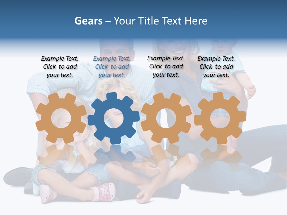 Caring Sister Handsome PowerPoint Template