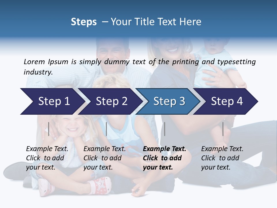 Caring Sister Handsome PowerPoint Template