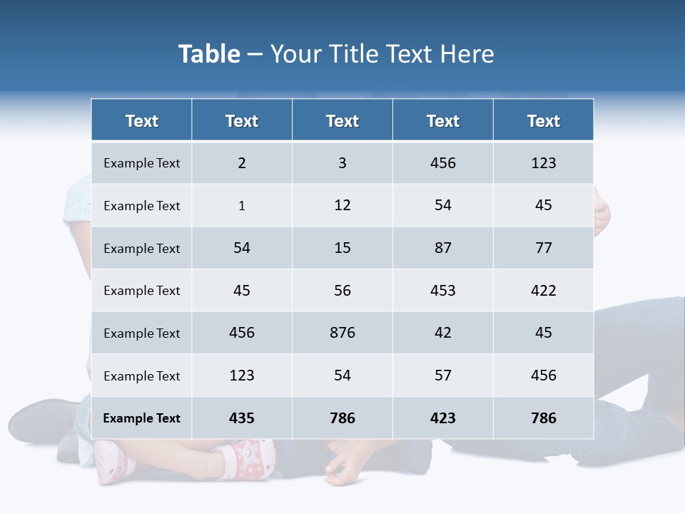 Caring Sister Handsome PowerPoint Template