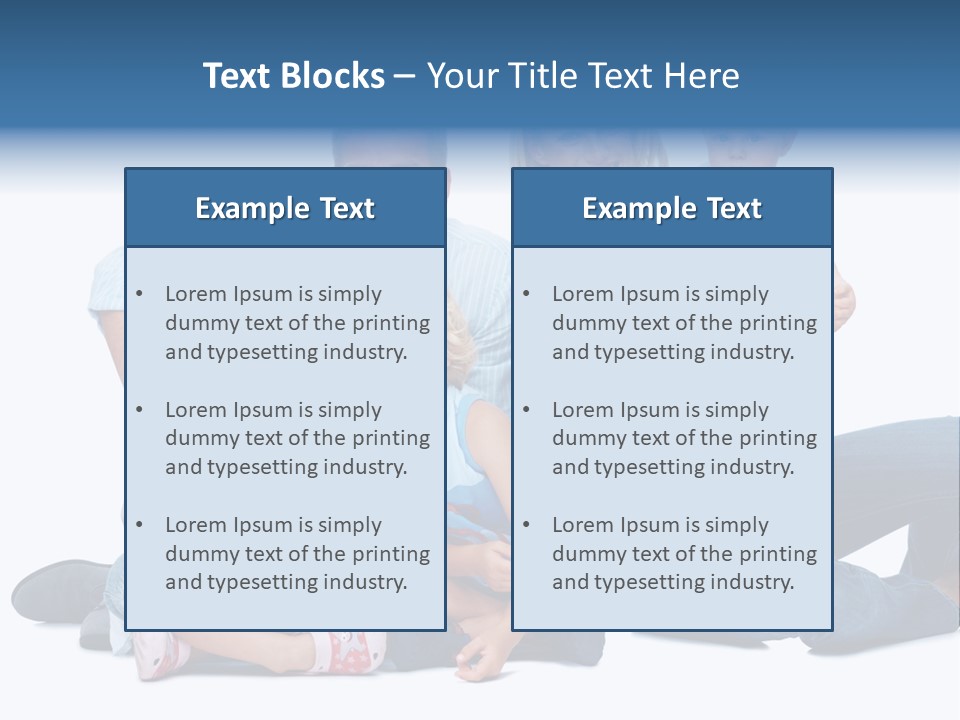 Caring Sister Handsome PowerPoint Template