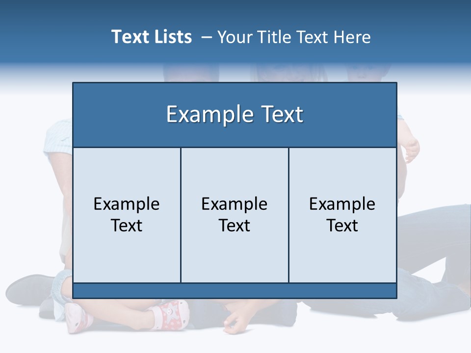 Caring Sister Handsome PowerPoint Template