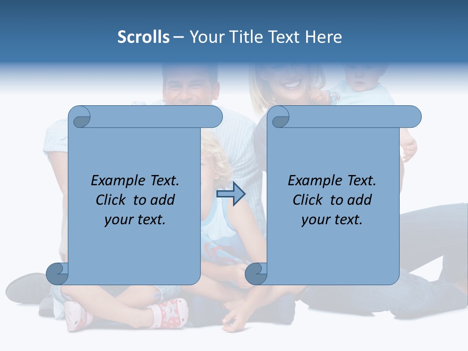 Caring Sister Handsome PowerPoint Template