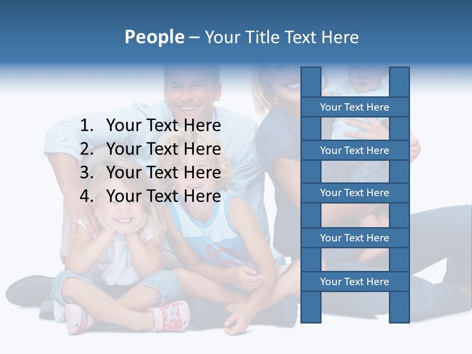 Caring Sister Handsome PowerPoint Template