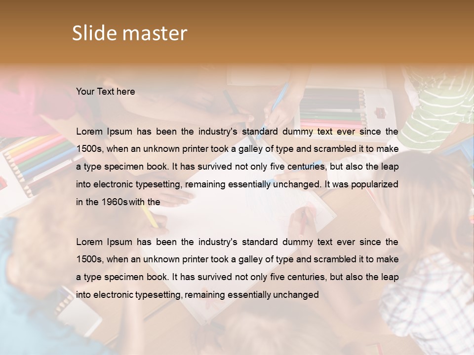 Jugendliche Unterrichtssituation Bildung PowerPoint Template