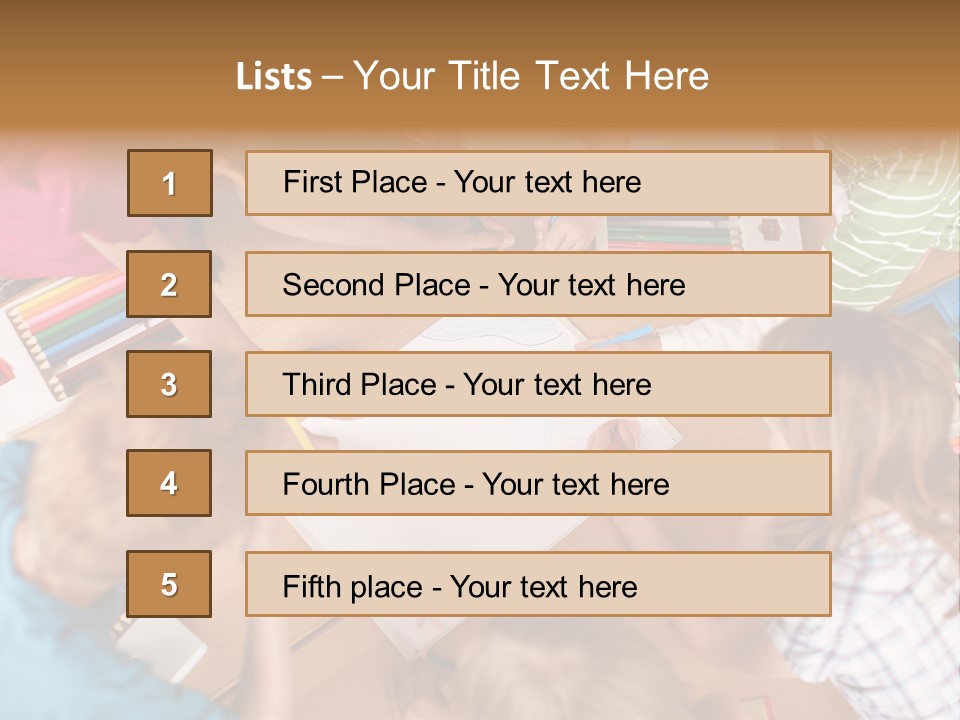 Jugendliche Unterrichtssituation Bildung PowerPoint Template