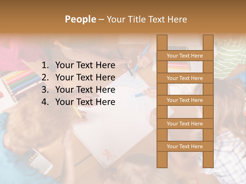 Jugendliche Unterrichtssituation Bildung PowerPoint Template