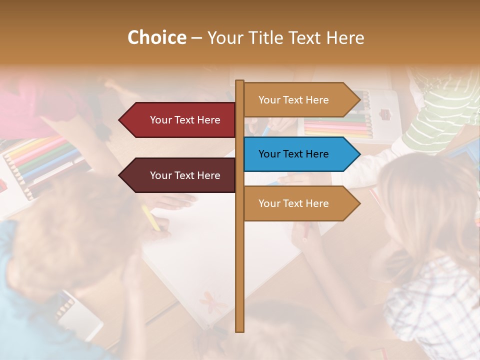 Jugendliche Unterrichtssituation Bildung PowerPoint Template