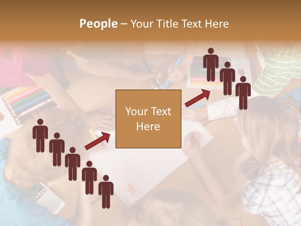 Jugendliche Unterrichtssituation Bildung PowerPoint Template