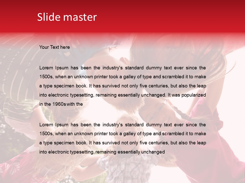 Lebensfroh Kopf Kind PowerPoint Template